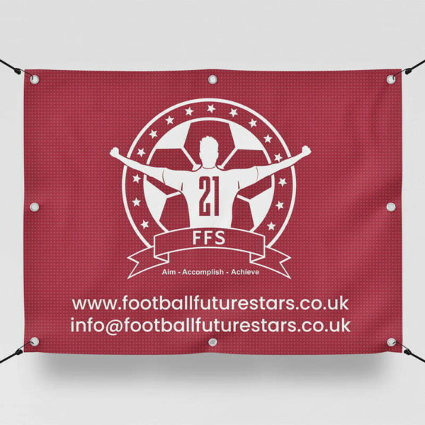 Printed Football Mesh Banner