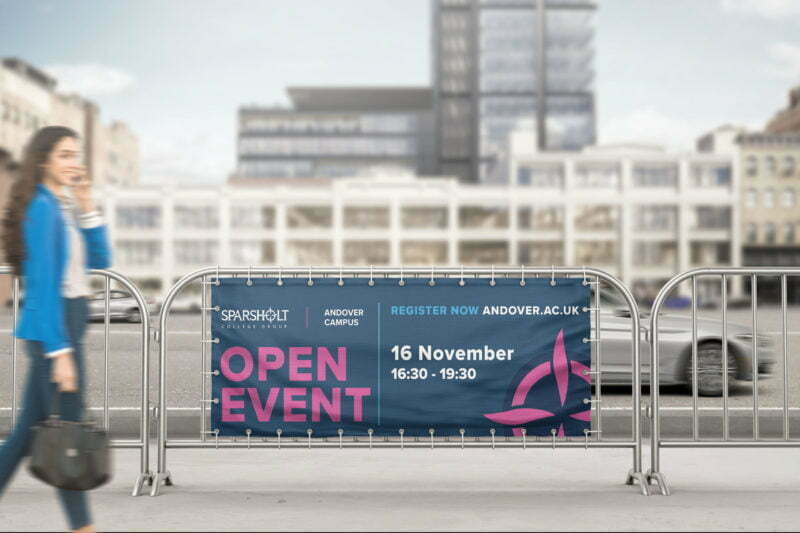 open event banner